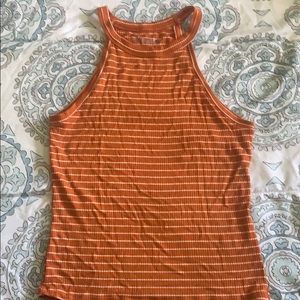 Dark orange tank